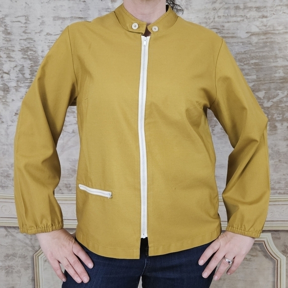 Vintage 1960s Womens Car Club Jacket Cafe Racer Biker Rockabilly Greaser 60s VTG - Picture 3 of 12